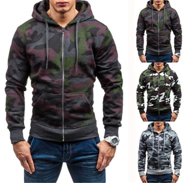 mens zipper camouflage hoodies clothing fashion trend long sleeve cardigan hooded sweatshirts male spring casual loose with pocket hoodies, Black
mens zipper camouflage hoodies clothing fashion trend long sleeve cardigan hooded sweatshirts male spring casual loose with pocket hoodies, Black