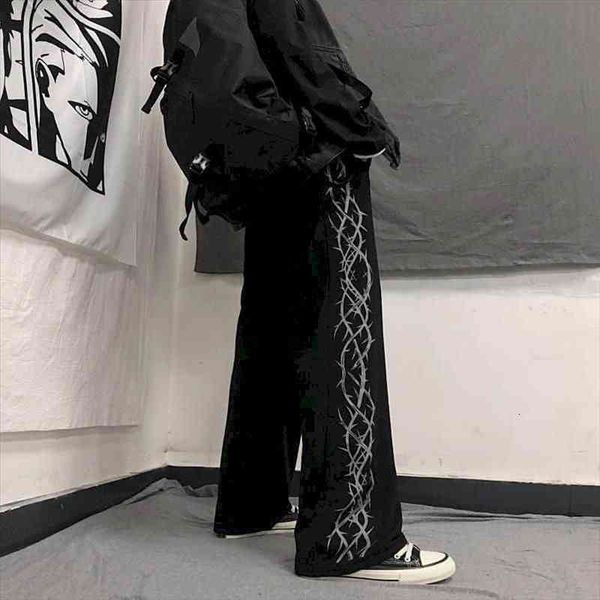 spring autumn goth pants women wide leg streetwear high waist oversized trousers womans straight couple clothes punk pants, Black;white
spring autumn goth pants women wide leg streetwear high waist oversized trousers womans straight couple clothes punk pants, Black;white