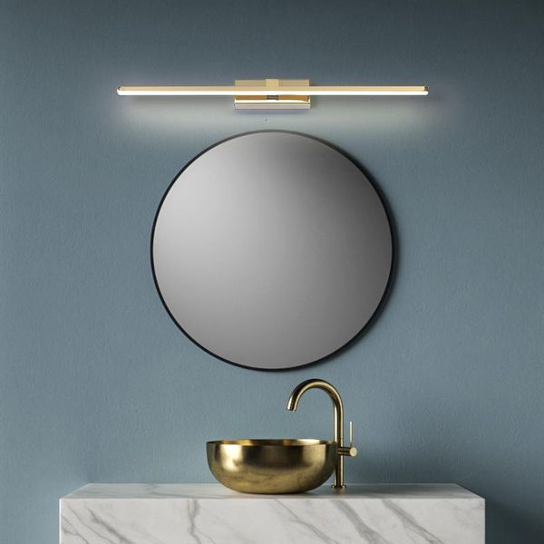 wall lamp chrome/gold modern led mirror light bathroom washroom front fixtures makeup 110v-220v
wall lamp chrome/gold modern led mirror light bathroom washroom front fixtures makeup 110v-220v