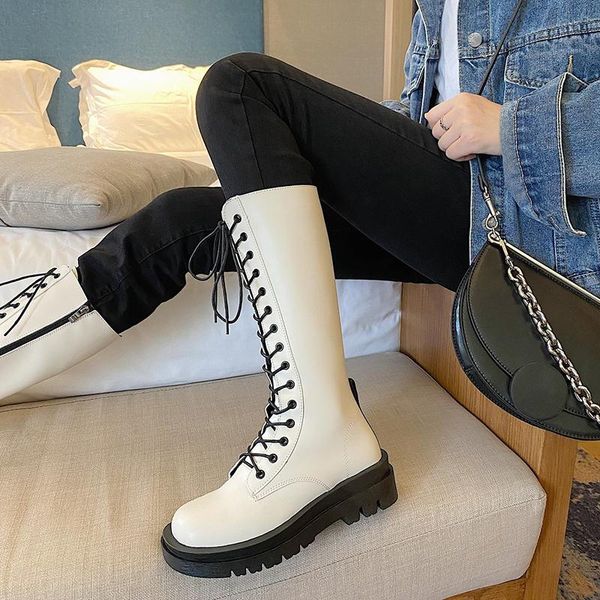 boots rimocy fashion cross strap long women autumn 2021 zipper pu leather knee high woman platform shoes black white
boots rimocy fashion cross strap long women autumn 2021 zipper pu leather knee high woman platform shoes black white