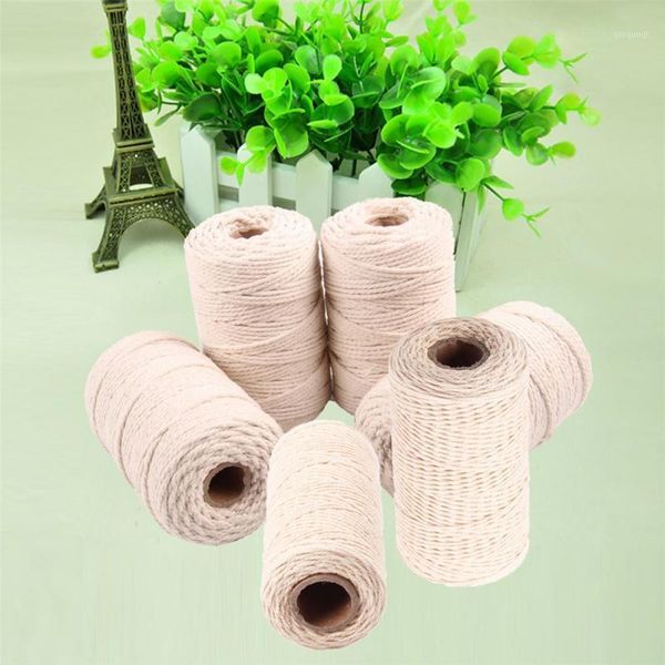 50/100/200m cotton thread rope party wedding gift wrapping cords thread diy scrapbooking florists craft decor1, Black;white
50/100/200m cotton thread rope party wedding gift wrapping cords thread diy scrapbooking florists craft decor1, Black;white