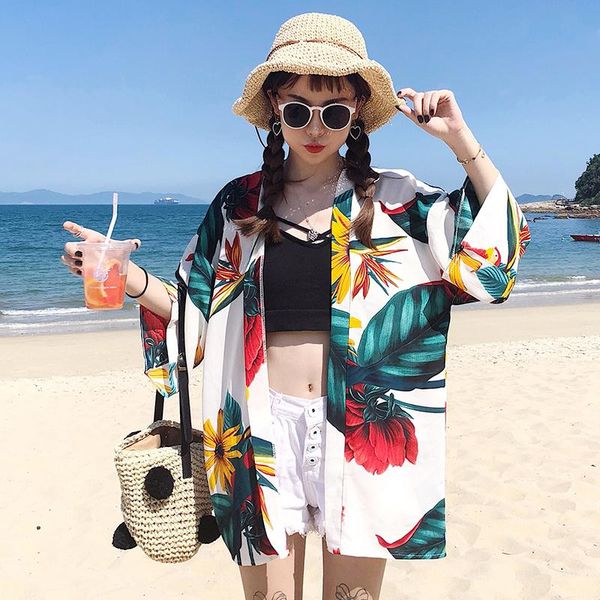women's jackets japanese printing loose casual coat sunscreen womens clothing summer boho vacation beach long kimono cardigan jacket, Black;brown
women's jackets japanese printing loose casual coat sunscreen womens clothing summer boho vacation beach long kimono cardigan jacket, Black;brown