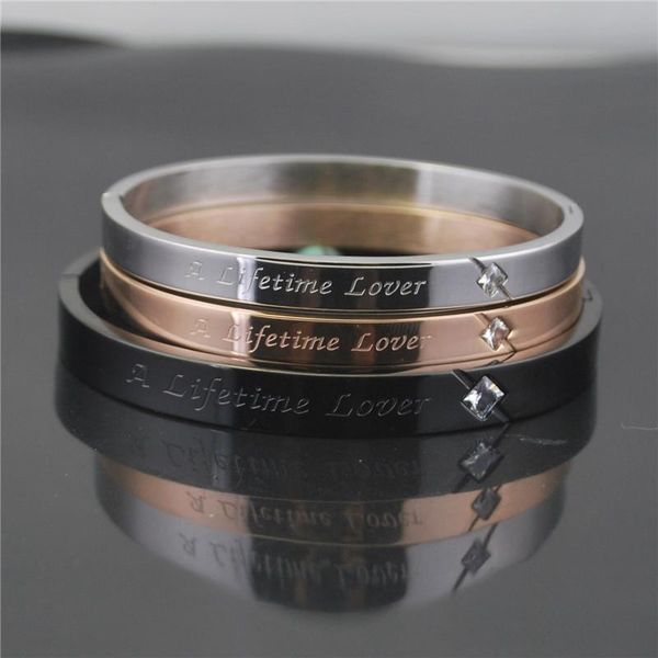 bangle braided jewelry romantic a lifetime lover couples bracelets for women fashion 8mm stainless steel bangles with cubic zirconia, Black
bangle braided jewelry romantic a lifetime lover couples bracelets for women fashion 8mm stainless steel bangles with cubic zirconia, Black