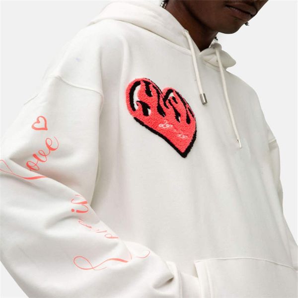 autumn new arrival men's and women's couple fashion design flame heart loose trend casual pure cotton plus velvet hoodies size s-x, Black
autumn new arrival men's and women's couple fashion design flame heart loose trend casual pure cotton plus velvet hoodies size s-x, Black