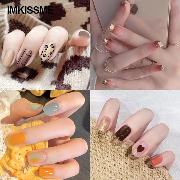 false nails 24pcs short fake for girls diy nail art tips 3d style design press on, Red;gold
false nails 24pcs short fake for girls diy nail art tips 3d style design press on, Red;gold
