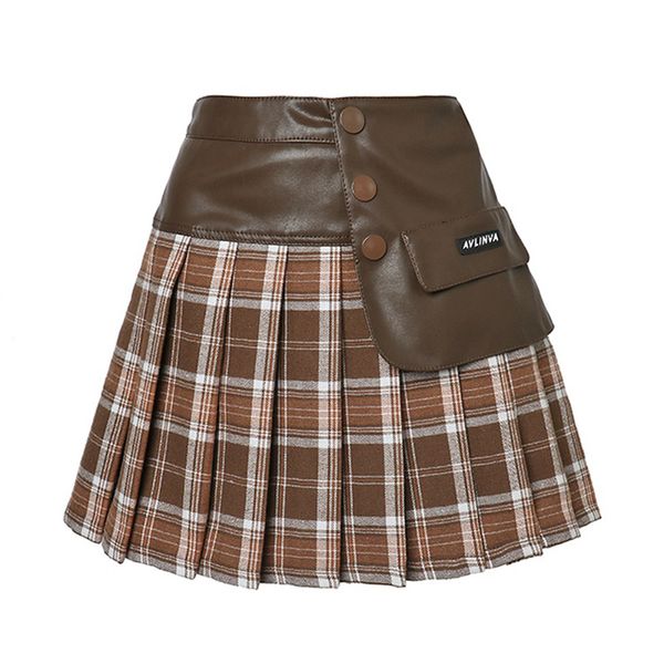 perhaps u black brown punk pleated ruched mini short empire skirt rock and roll faux leather patchwork s0268 y1214
perhaps u black brown punk pleated ruched mini short empire skirt rock and roll faux leather patchwork s0268 y1214