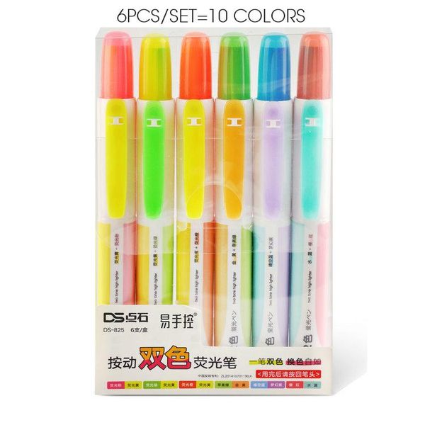 andstal 6pcs lot new twin tip retractable highlighter pen refillable fluo soft fluorescent color school marker set hilighter pen h wmtnci, Black;red
andstal 6pcs lot new twin tip retractable highlighter pen refillable fluo soft fluorescent color school marker set hilighter pen h wmtnci, Black;red
