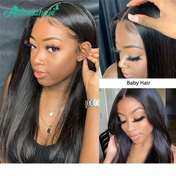 asteria straight 13x4 lace part human hair wigs for black women brazilian lace wigs pre pluecked 150 180 density remy hair, Black;brown
asteria straight 13x4 lace part human hair wigs for black women brazilian lace wigs pre pluecked 150 180 density remy hair, Black;brown