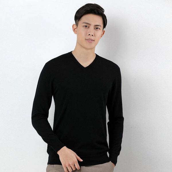 men's sweaters 100% real wool knitted men vneck pullovers 4colors standard clothes male jumpers man sweater knitwears, White;black
men's sweaters 100% real wool knitted men vneck pullovers 4colors standard clothes male jumpers man sweater knitwears, White;black