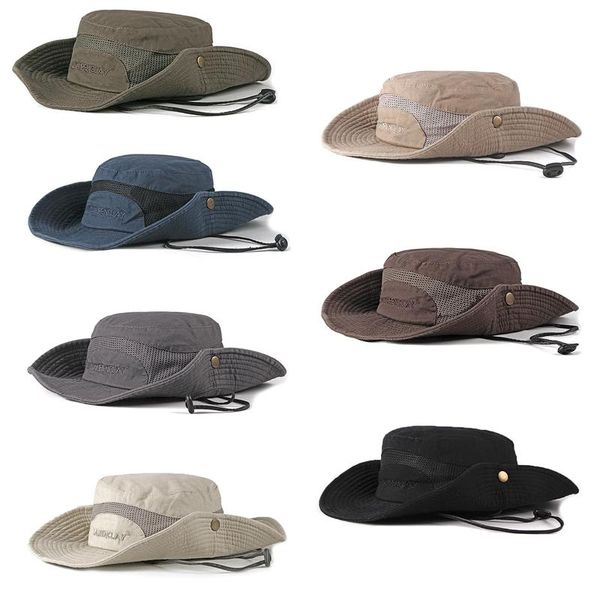 Summer Wide Brim Bucket Hats Women Hiking boonie Hats Men Cotton Outdoor Mesh Caps Fishing Hat Sombrero Gorro Sun Visor bob Hat, Blue;gray
Summer Wide Brim Bucket Hats Women Hiking boonie Hats Men Cotton Outdoor Mesh Caps Fishing Hat Sombrero Gorro Sun Visor bob Hat, Blue;gray