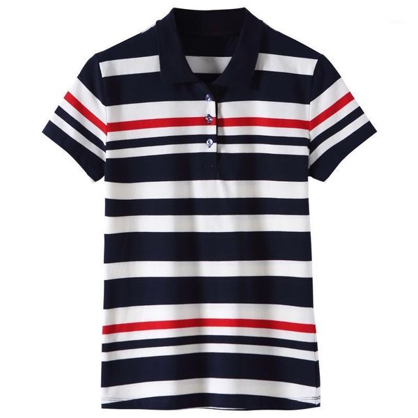 2020 summer new lapel short-sleeved ladies fashion slim casual shirt striped cotton large size bottoming shirt1, White
2020 summer new lapel short-sleeved ladies fashion slim casual shirt striped cotton large size bottoming shirt1, White