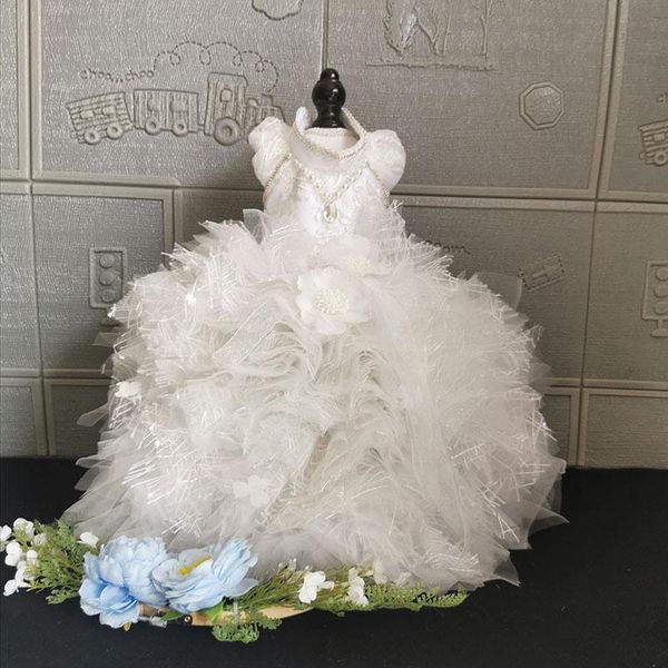 dog apparel handmade clothes wedding dress fairy-tale classic white lace ball gown chapel train pets trailing yorkie
dog apparel handmade clothes wedding dress fairy-tale classic white lace ball gown chapel train pets trailing yorkie