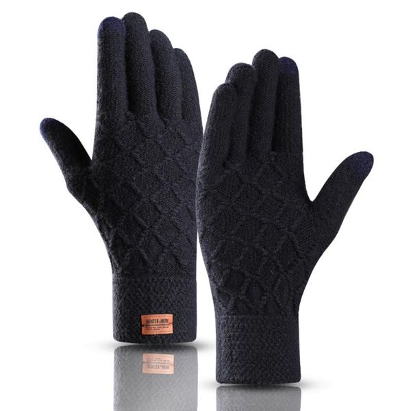 five fingers gloves winter men knitted touch screen male mitten thicken warm wool cashmere solid business autumn, Blue;gray
five fingers gloves winter men knitted touch screen male mitten thicken warm wool cashmere solid business autumn, Blue;gray