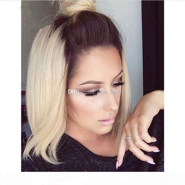 brazilian ombre blonde color lace front bob wigs 1b 613 straight short bob wigs glueless full lace wigs 130% density, Black;brown
brazilian ombre blonde color lace front bob wigs 1b 613 straight short bob wigs glueless full lace wigs 130% density, Black;brown