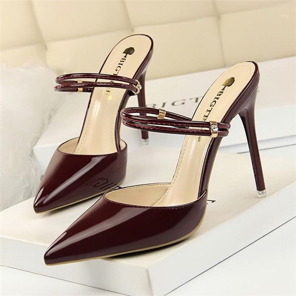 slippers bigtree luxury thin heels leather pointed toe high nightclub pumps women shoes dress ladies mules outdoor sandles1, Black
slippers bigtree luxury thin heels leather pointed toe high nightclub pumps women shoes dress ladies mules outdoor sandles1, Black