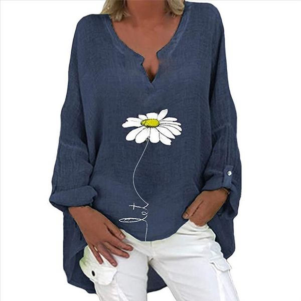 40 plus size women casual long sleeve floral print loose v neck shirt autumn cotton line comfortable blouse elegant pullover top, White
40 plus size women casual long sleeve floral print loose v neck shirt autumn cotton line comfortable blouse elegant pullover top, White
