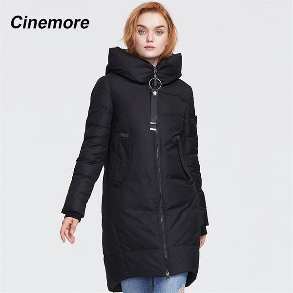 cinemore winter new women's oversized casual cotton jacket black shirt long ladies hooded winter warm biological fluff 9980 201217
cinemore winter new women's oversized casual cotton jacket black shirt long ladies hooded winter warm biological fluff 9980 201217