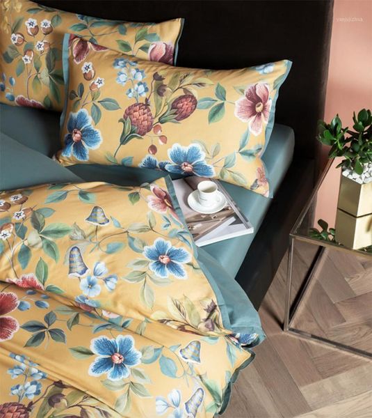 colorful pastoral flower bedding set,full king 60s cotton yellow blue double home textile bed sheet pillowcase quilt cover1
colorful pastoral flower bedding set,full king 60s cotton yellow blue double home textile bed sheet pillowcase quilt cover1