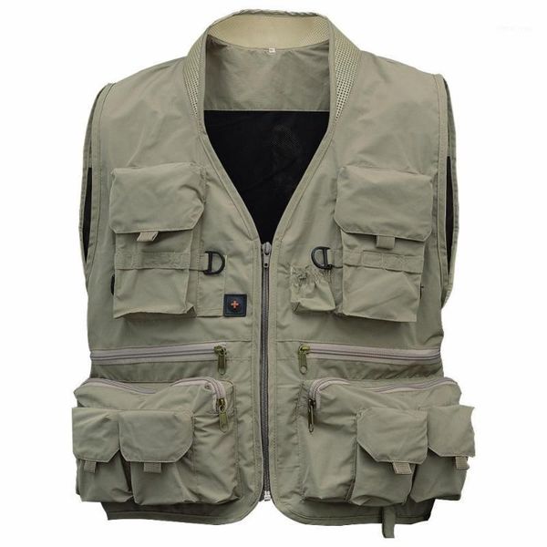 men's multifunction pockets travels sports fishing vest outdoor sports camping hiking climbing vest khaki green color xxl1, Gray;blue
men's multifunction pockets travels sports fishing vest outdoor sports camping hiking climbing vest khaki green color xxl1, Gray;blue
