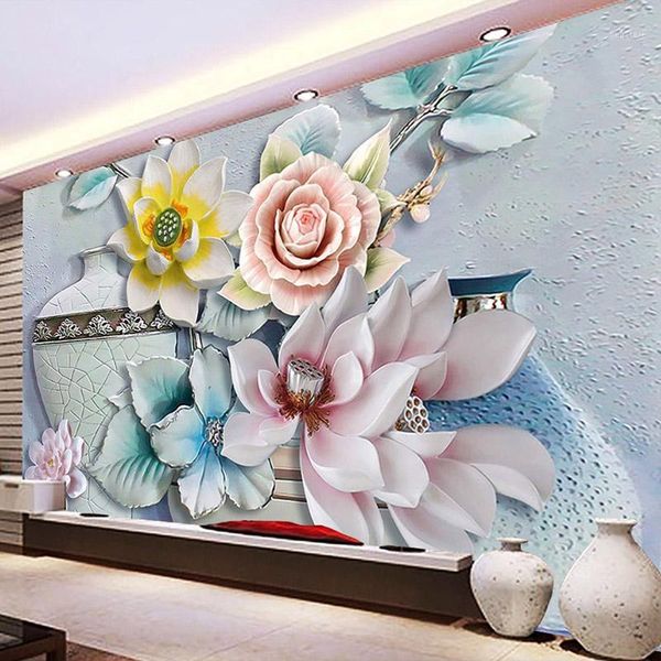 drop shipping custom mural wallpaper modern 3d embossed vase flowers tv background wall painting wall papers home decor1
drop shipping custom mural wallpaper modern 3d embossed vase flowers tv background wall painting wall papers home decor1