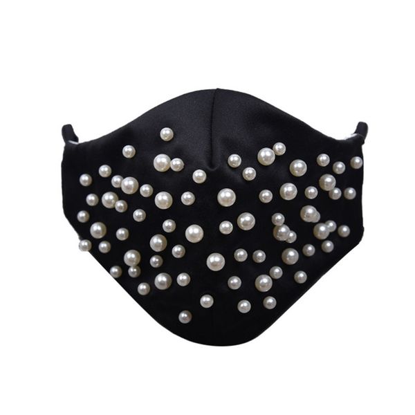 factory washable pearls decor masks designer fashion women reusable winter protective face mask
factory washable pearls decor masks designer fashion women reusable winter protective face mask