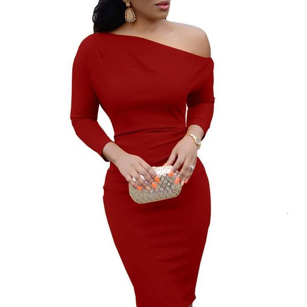 women dress female autumn spring long sleeve knee length red black pencil dress bodycon one-shoulder party dress vestido, Black;gray
women dress female autumn spring long sleeve knee length red black pencil dress bodycon one-shoulder party dress vestido, Black;gray