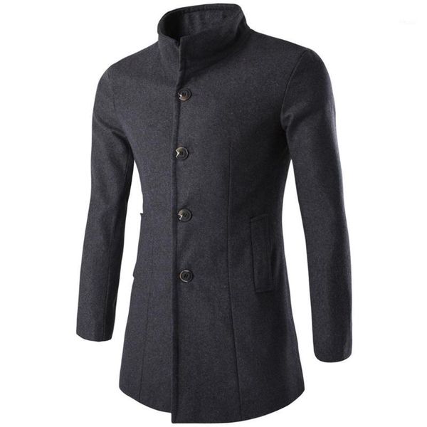 casual fashion warm long wool coat slim long sleeve solid wool blend coat and jacket single breasted men coats autumn winter1, Black
casual fashion warm long wool coat slim long sleeve solid wool blend coat and jacket single breasted men coats autumn winter1, Black