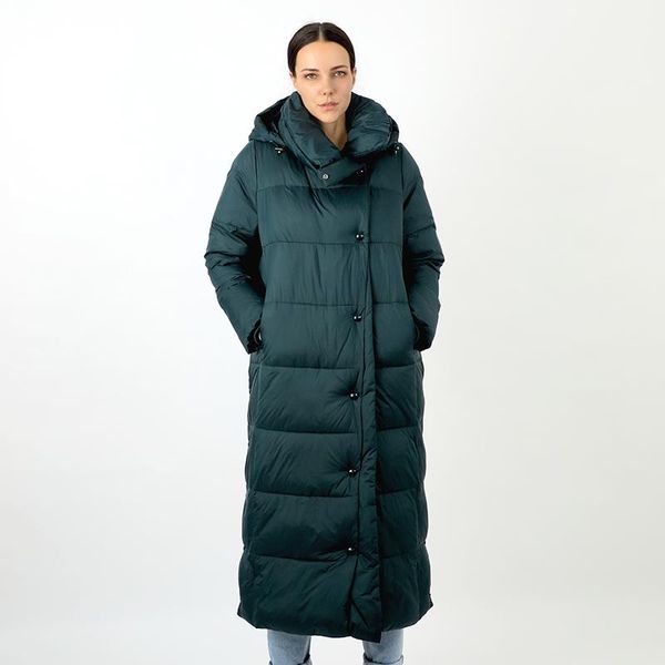 women's long down jacket parka outwear with hood quilted coat female plus size cotton clothes warm fashion brand quality new, Black
women's long down jacket parka outwear with hood quilted coat female plus size cotton clothes warm fashion brand quality new, Black