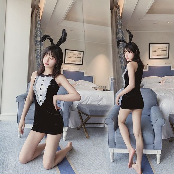 girly lingerie uniform tempting cosplay suit ladies underwear fun bunny girl nightclub attire k5k3, Black
girly lingerie uniform tempting cosplay suit ladies underwear fun bunny girl nightclub attire k5k3, Black