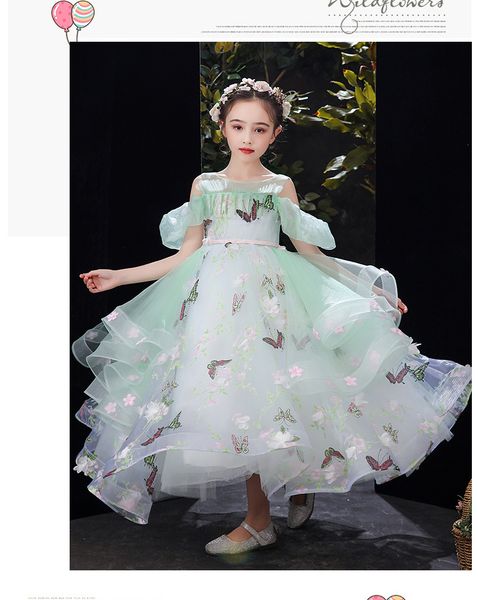 in 2020, the new green and long rotator cuff flower petal simple good-looking fashion butterfly hand puff dress hosted girls' piano per, White;blue
in 2020, the new green and long rotator cuff flower petal simple good-looking fashion butterfly hand puff dress hosted girls' piano per, White;blue