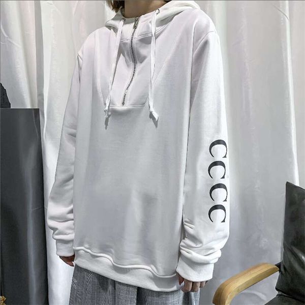 21 autumn and winter new couple sweater classic printing half chest zipper three colors optional upper body effect is obvious, Black
21 autumn and winter new couple sweater classic printing half chest zipper three colors optional upper body effect is obvious, Black