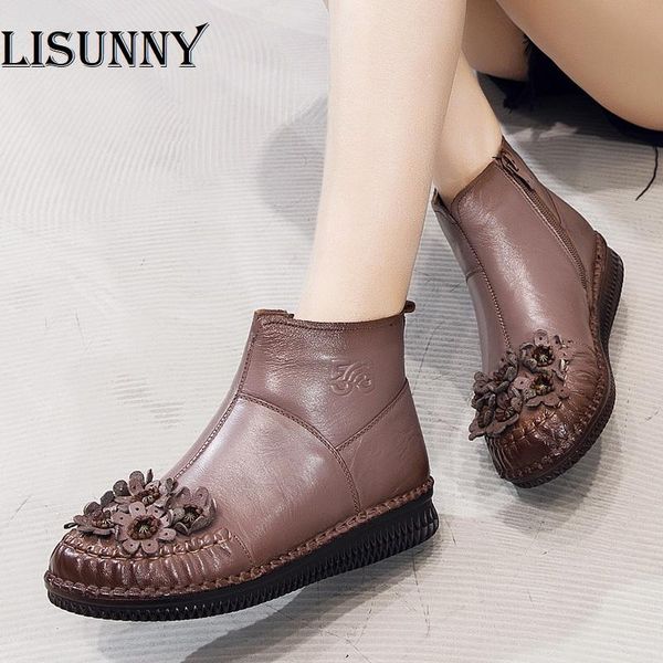 boots woman 2020 winter women ankle boots fashion flower zip flat booties keep warm ladies shoes botas mujer, Black
boots woman 2020 winter women ankle boots fashion flower zip flat booties keep warm ladies shoes botas mujer, Black