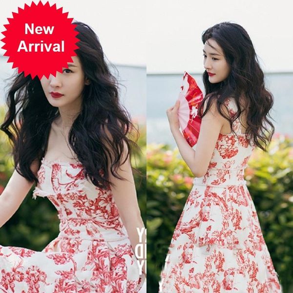 2021 new fashion ladies with no backs suspend red summer printed thin waist high luxury holiday party midi dress brand sm2i, Black;gray
2021 new fashion ladies with no backs suspend red summer printed thin waist high luxury holiday party midi dress brand sm2i, Black;gray