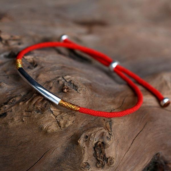 red s925 fashionable sterling silver simple lucky hand rope bracelet for man&women gift
red s925 fashionable sterling silver simple lucky hand rope bracelet for man&women gift