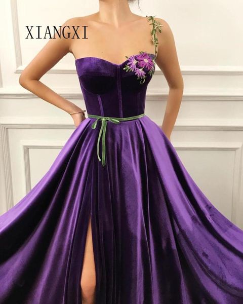 velvet grape evening dress 2019 sweetheart a-line split long evening dresses formal gowns prom dresses vestido de festa1, White;black
velvet grape evening dress 2019 sweetheart a-line split long evening dresses formal gowns prom dresses vestido de festa1, White;black