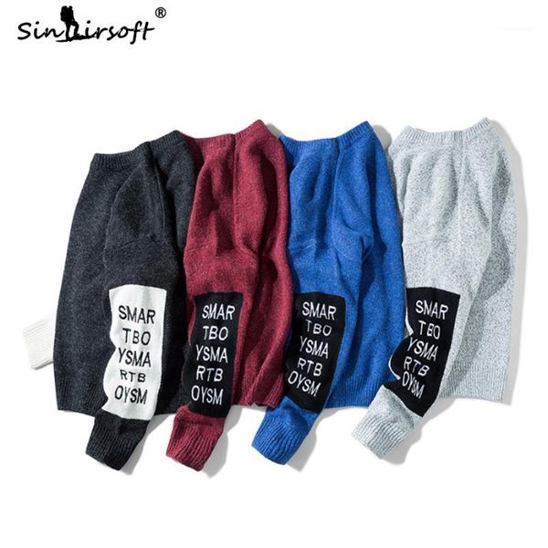 men's long-sleeved patchwork sweater letter pattern england style warm pullovers male plus velvet thickening new1, White;black
men's long-sleeved patchwork sweater letter pattern england style warm pullovers male plus velvet thickening new1, White;black