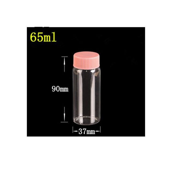 37*90*24mm 65ml glass jars with plastic cap transparent empty glass bottles jars containers 12pcs/lot 37*90*2 bbyojn 
37*90*24mm 65ml glass jars with plastic cap transparent empty glass bottles jars containers 12pcs/lot 37*90*2 bbyojn