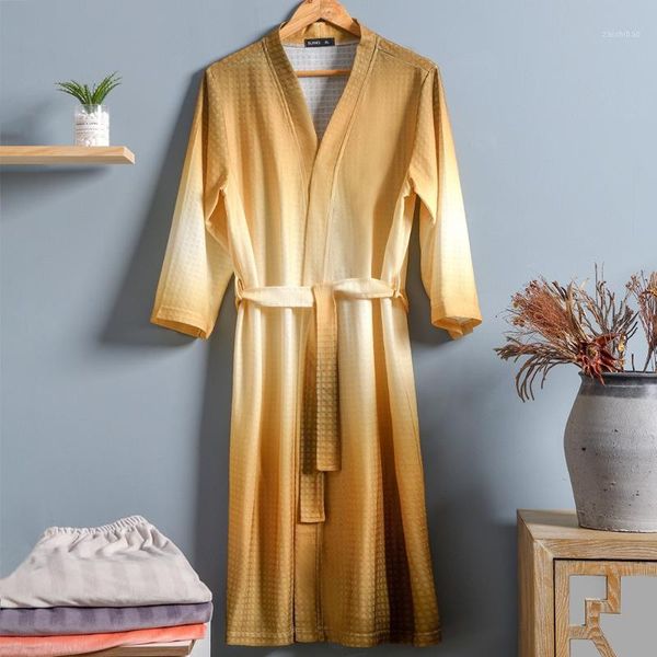 oversize sleepwear waffle nightgown home clothes print soft nightwear kimono gown male bathrobe casual home clothes lingerie1, Black;brown
oversize sleepwear waffle nightgown home clothes print soft nightwear kimono gown male bathrobe casual home clothes lingerie1, Black;brown