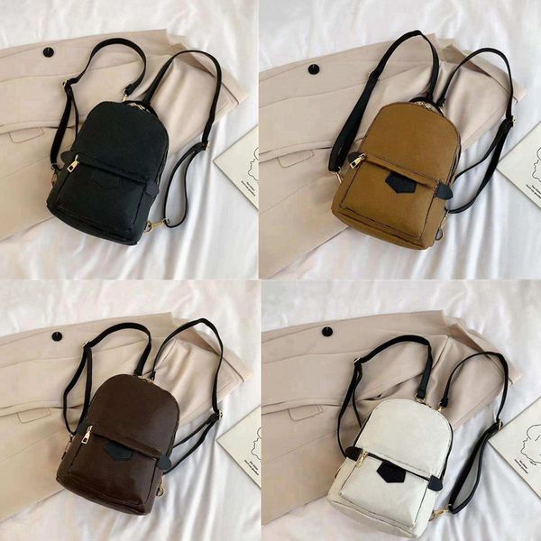 mini backpack new luxury designers bags lady leather backpacks school bag back pack women mini shoulders bag mobile phone purse