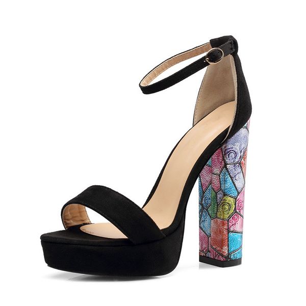 with cop in tornozelo square high heel plus size 43 open finger women summer sandals tl-a0260 shoes me2s, Black
with cop in tornozelo square high heel plus size 43 open finger women summer sandals tl-a0260 shoes me2s, Black