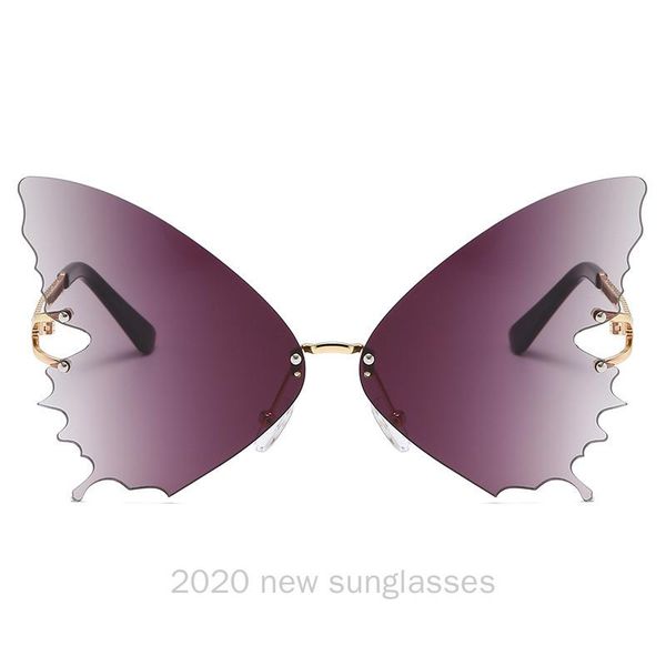 sunglasses unique rimless overiszed butterfly cat for women fashion brand gradient sun glasses big frame female shades nx, White;black
sunglasses unique rimless overiszed butterfly cat for women fashion brand gradient sun glasses big frame female shades nx, White;black
