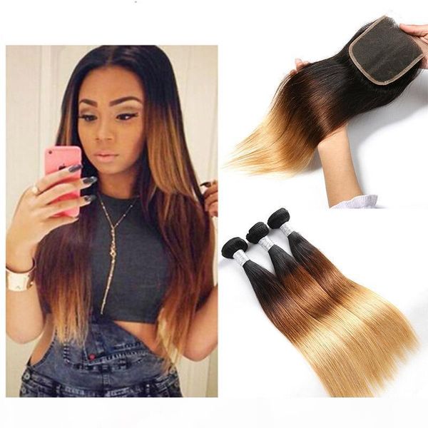 indian virgin hair 1b 4 27 ombre color straight three bundles with 4x4 lace closure 4 pieces lot 1b 4 27, Black;brown
indian virgin hair 1b 4 27 ombre color straight three bundles with 4x4 lace closure 4 pieces lot 1b 4 27, Black;brown