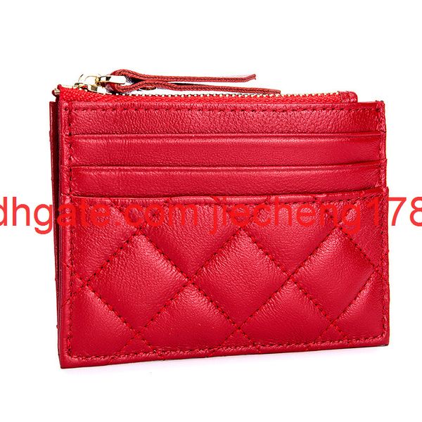 sheepskin soft zero purse zipper coin bag new rhombic embroidery card bag thin bank card clip, Red;black
sheepskin soft zero purse zipper coin bag new rhombic embroidery card bag thin bank card clip, Red;black