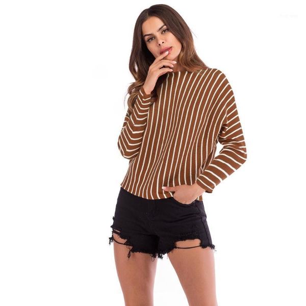 casual batwing sleeve loose pullovers vertical stripes o neck women casual loose thin short red sweater autumn knit 4 colors1, White;black
casual batwing sleeve loose pullovers vertical stripes o neck women casual loose thin short red sweater autumn knit 4 colors1, White;black