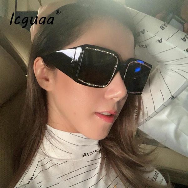 sunglasses oversized square luxury women 2021 brand crystal flat rhinestone men gafas shade mirror uv400, White;black
sunglasses oversized square luxury women 2021 brand crystal flat rhinestone men gafas shade mirror uv400, White;black