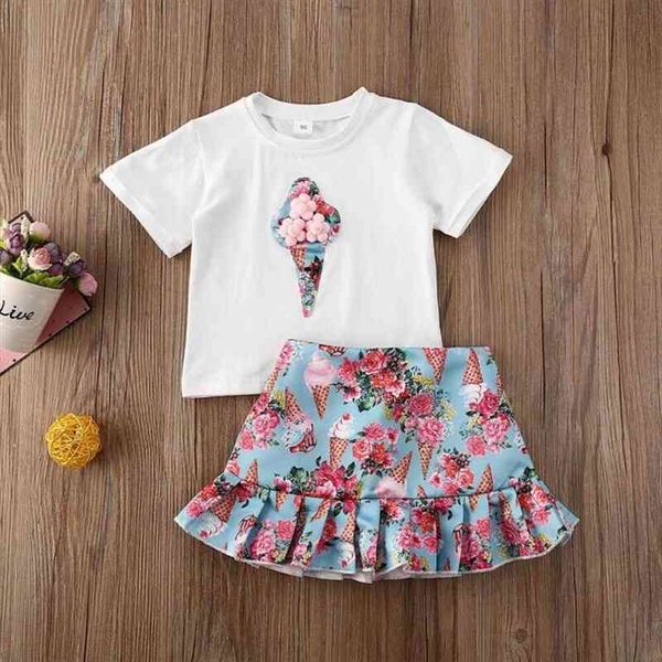 toddler kids baby girls clothes ice cream t-shirt amp skirts summer outfit clothes sets 2pcs 1-5t, White
toddler kids baby girls clothes ice cream t-shirt amp skirts summer outfit clothes sets 2pcs 1-5t, White
