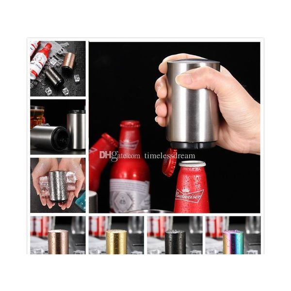 5 colors stainless steel beer bottle openers automatic bottle openers beer wine bottle opener kitchen bar tools accessories
5 colors stainless steel beer bottle openers automatic bottle openers beer wine bottle opener kitchen bar tools accessories