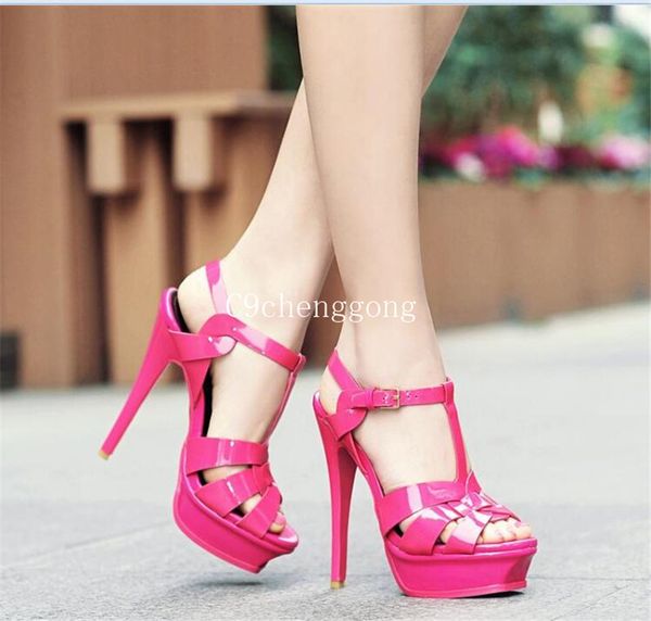 дань патент / мягкая открытая носящая кожаная платформа sandals mujer sexy женская обувь t-ремень высокие каблуки сандалии леди насосы насос, Black
дань патент / мягкая открытая носящая кожаная платформа sandals mujer sexy женская обувь t-ремень высокие каблуки сандалии леди насосы насос, Black