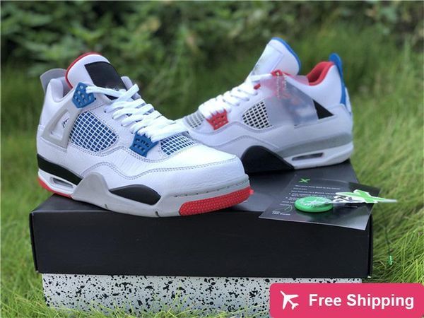 2021 authentic air 4 what the athletic shoes men retro white cement fire red tech grey military blue ci1184 -146 sneakers with original box
2021 authentic air 4 what the athletic shoes men retro white cement fire red tech grey military blue ci1184 -146 sneakers with original box