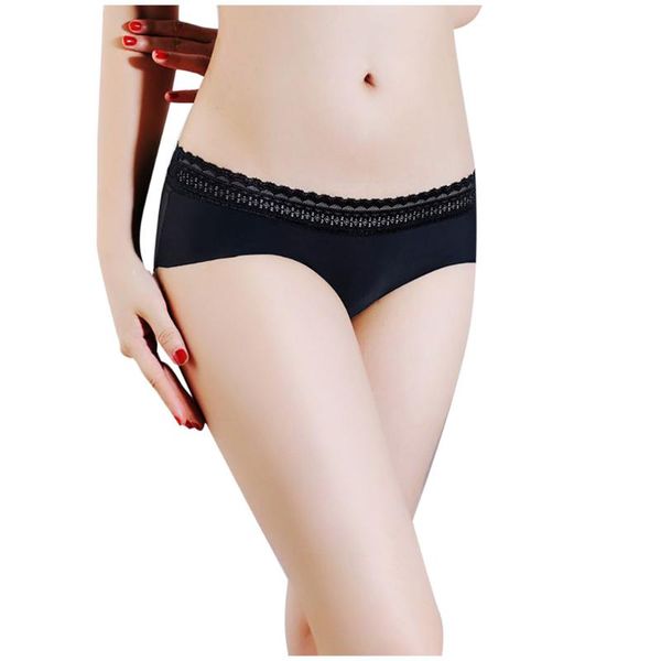 women's panties ostrich women ice silk underwear intimates hight waist solid color seamless breathable low briefs, Black;pink
women's panties ostrich women ice silk underwear intimates hight waist solid color seamless breathable low briefs, Black;pink